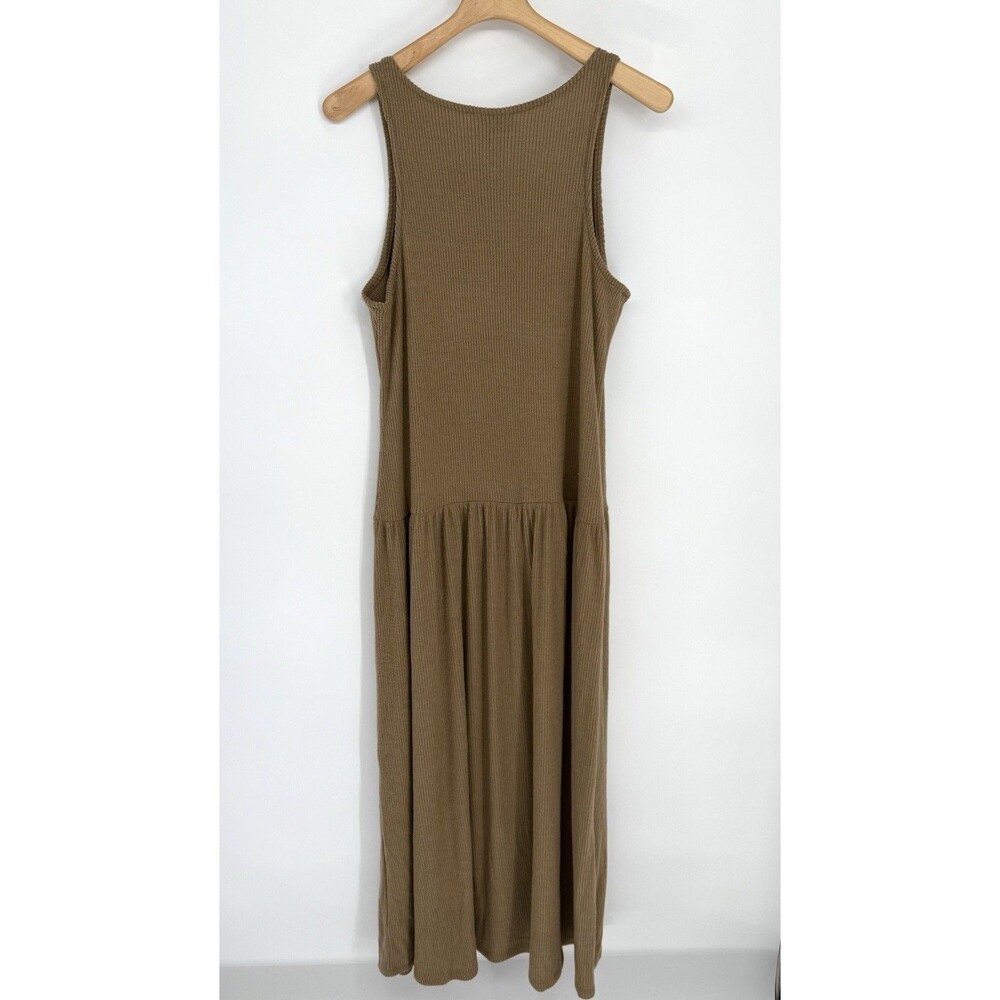 Universal Thread Olive Tank Midi Dress - Picture 3 of 4